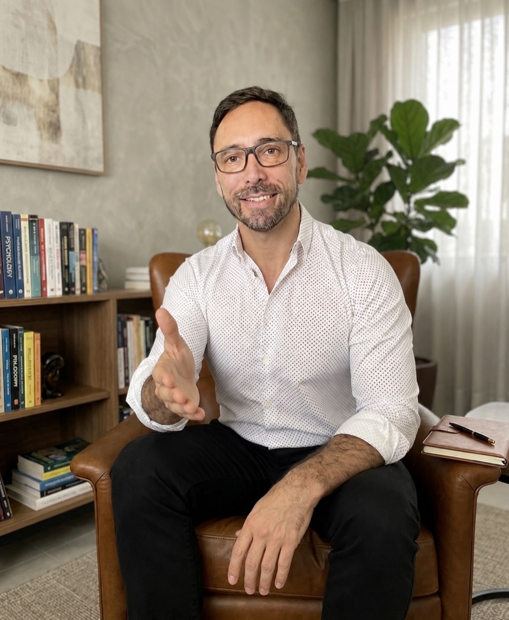 Felipe Barril en su consulta